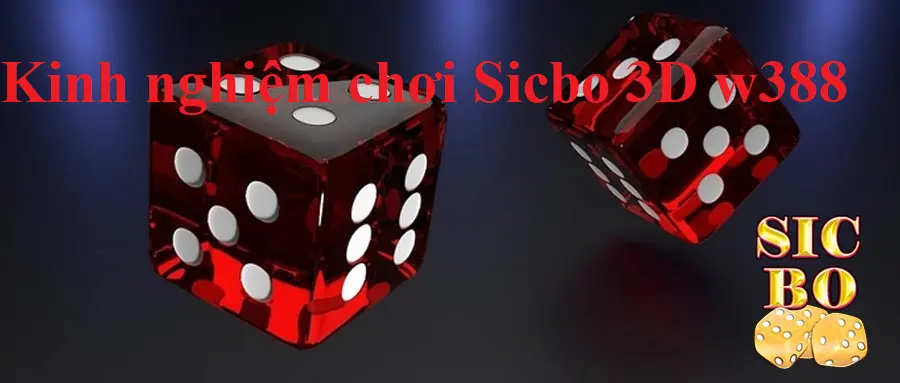 Hướng dẫn bạn cách chơi Sicbo 3D w388 hiệu quả và dễ dàng giành chiến thắng